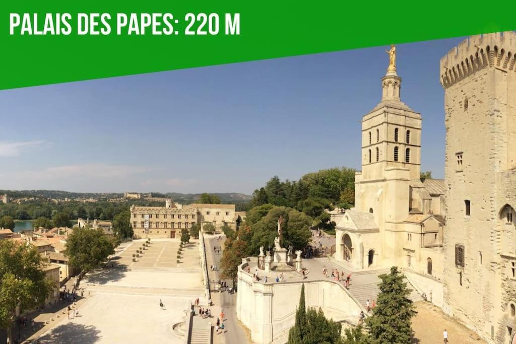La Cachette De L'Horloge - Ac Clim - Wifi - 100M Palais Des Papes Apartment Avignon Exterior photo